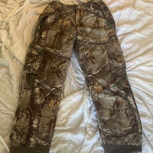 Realtree Brown insulated Camouflage cargo hunting Pants